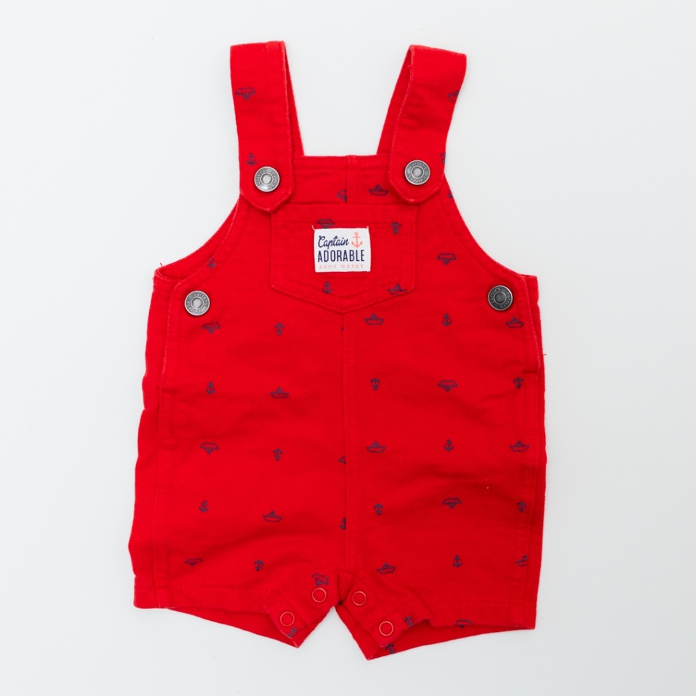 Carter's Baby Nautical Overalls Size 3 Months